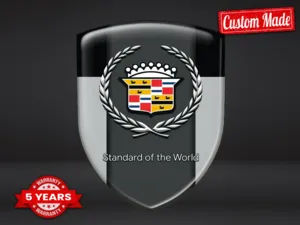 Cadillac Adesivi Logo Auto Max Durevoli Chic Pro Design